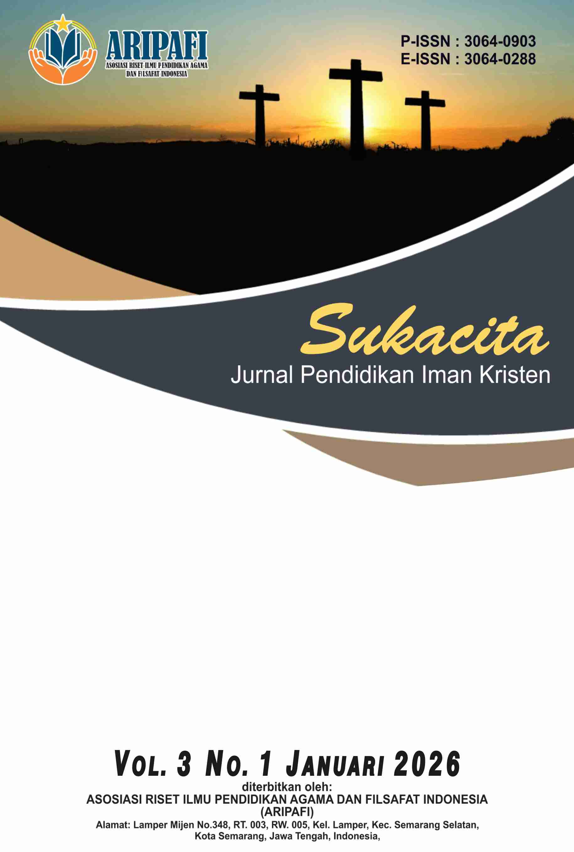 					View Vol. 3 No. 1 (2026): Januari : Sukacita : Jurnal Pendidikan Iman Kristen
				