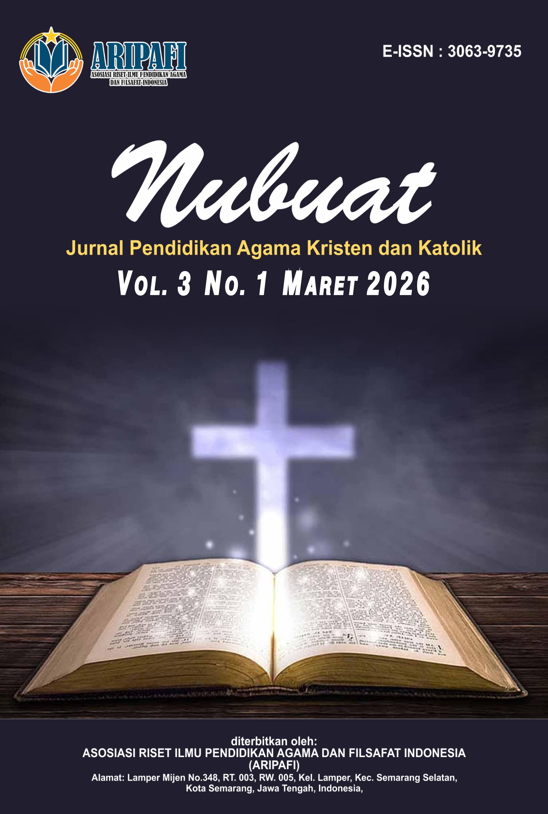 					View Vol. 3 No. 1 (2026): Maret: Jurnal Pendidikan Agama Kristen dan Katolik
				