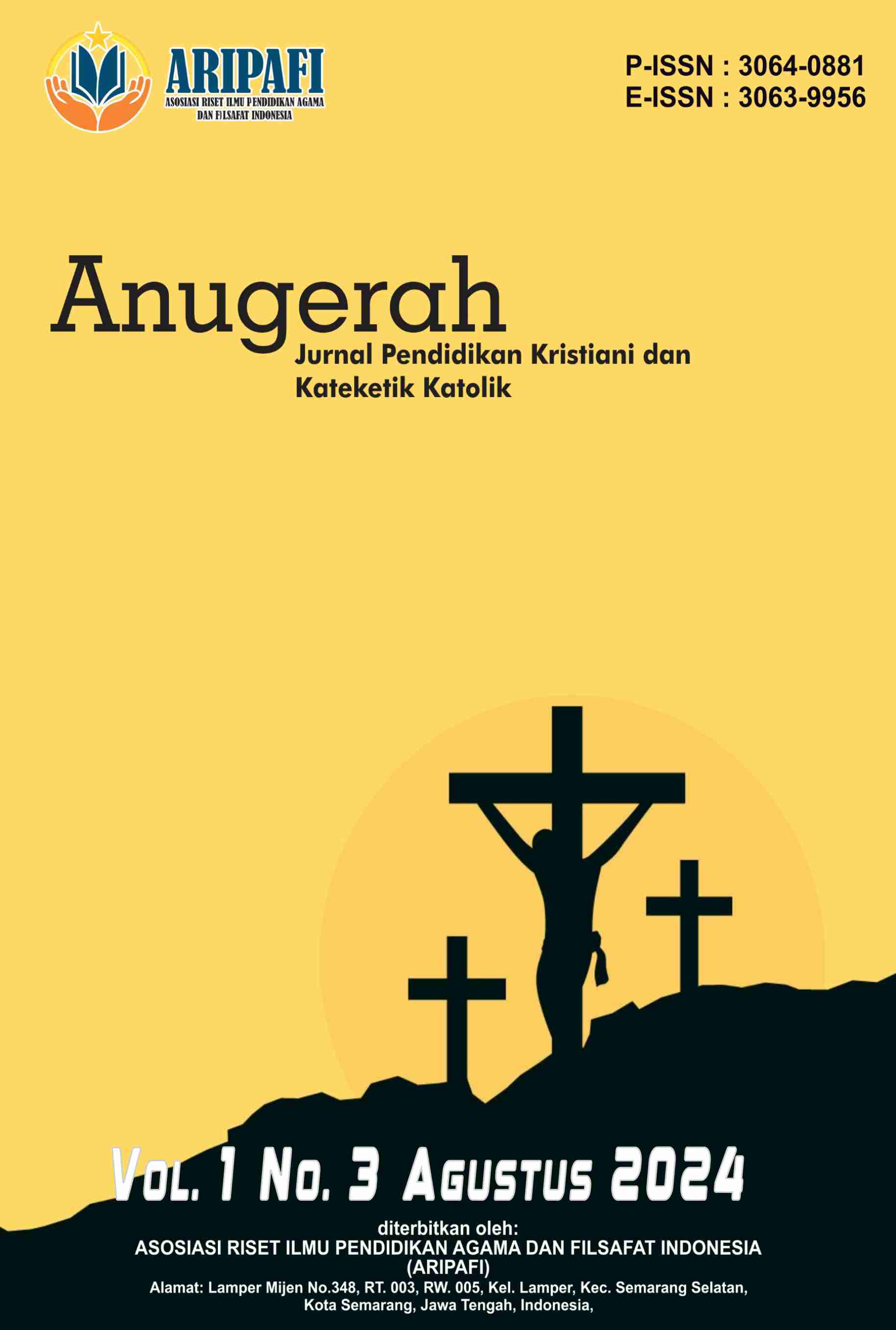 					View Vol. 1 No. 3 (2024): Agustus: Jurnal Pendidikan Kristiani dan Kateketik Katolik
				